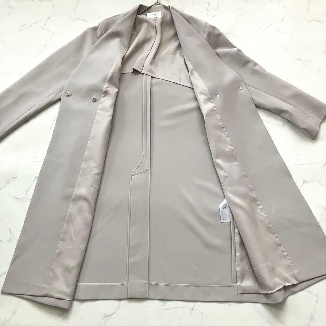 23区 グロッシー ダブルクロス Vカラーコート　38 スプリングコート