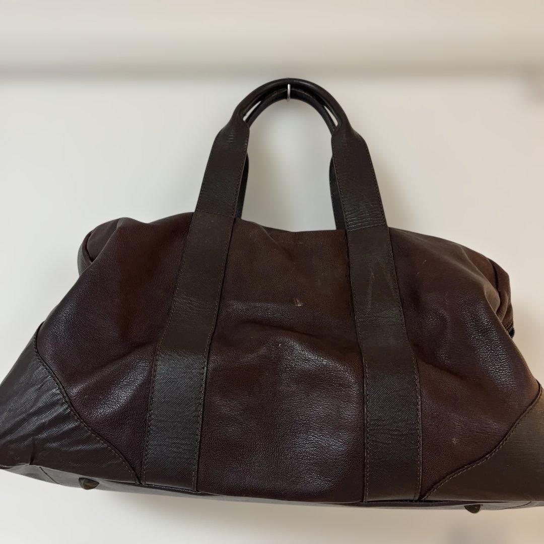 【FALORNI UOMO】レザーボストンバッグ トゥモローランド購入品