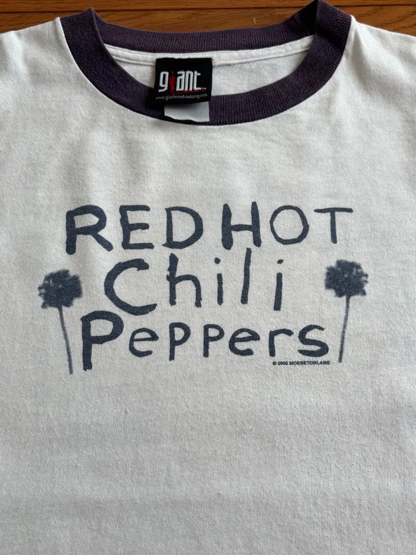 激レア 2002年物 レッチリ レッドホットチリペッパーズ　Tシャツ　バンド