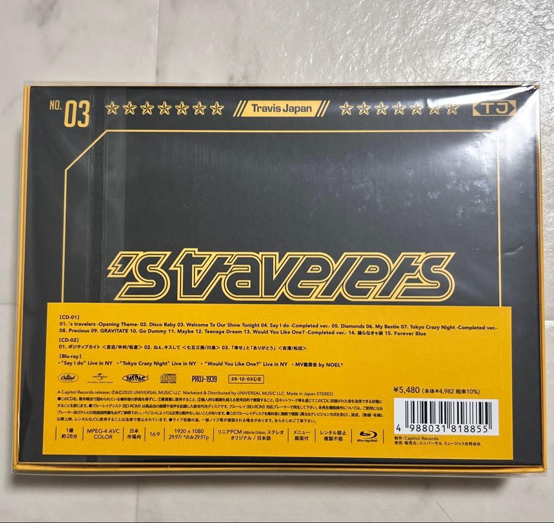 【1/25まで限定値下げ】stravelers Travis Japan FC盤