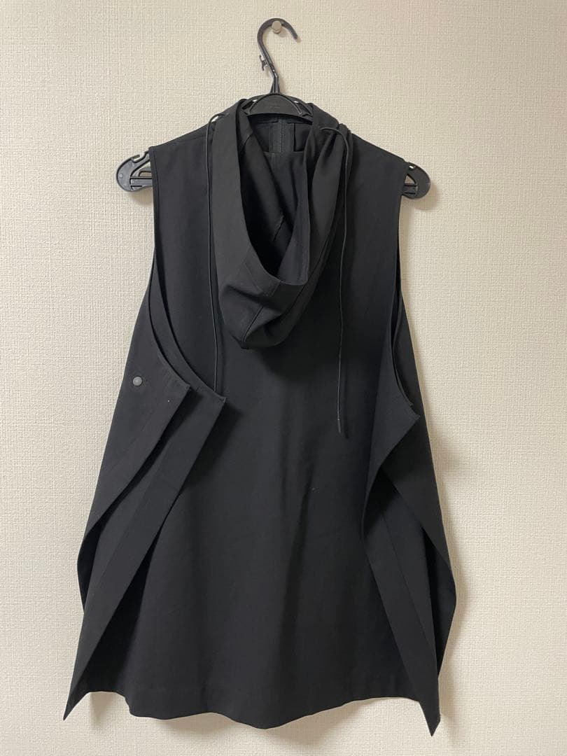 Y-3 ジップアップフーデッドベスト