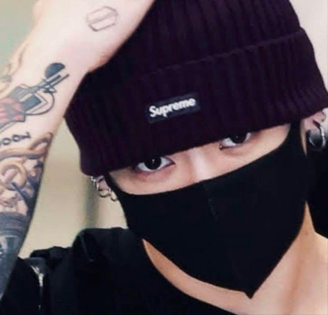 新品⭐️Supreme Overdyed Beanie ネイビー boxlogo