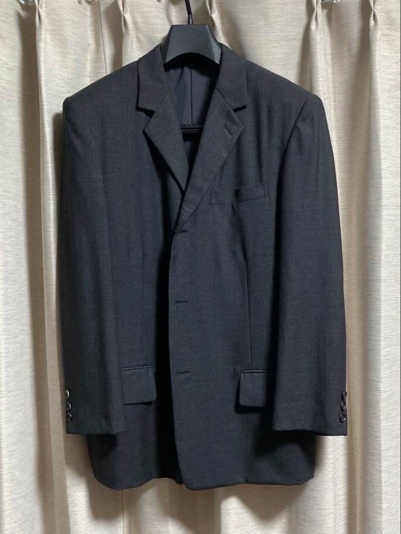 Y's for men セットアップ スーツ ウール カシミヤ ダークグレー 2