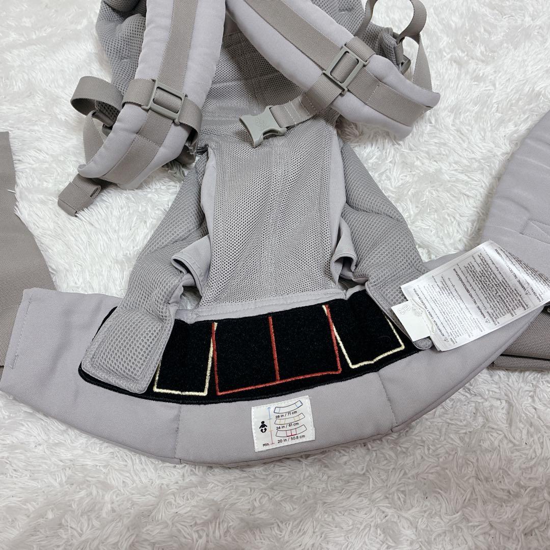 【美品】ergo エルゴ オムニ360 クールエア 限定色 グレーピンクドット
