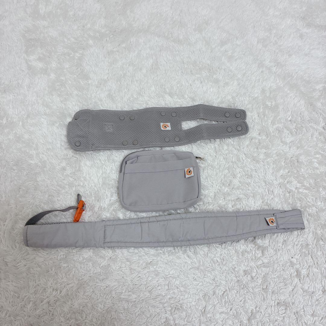【美品】ergo エルゴ オムニ360 クールエア 限定色 グレーピンクドット