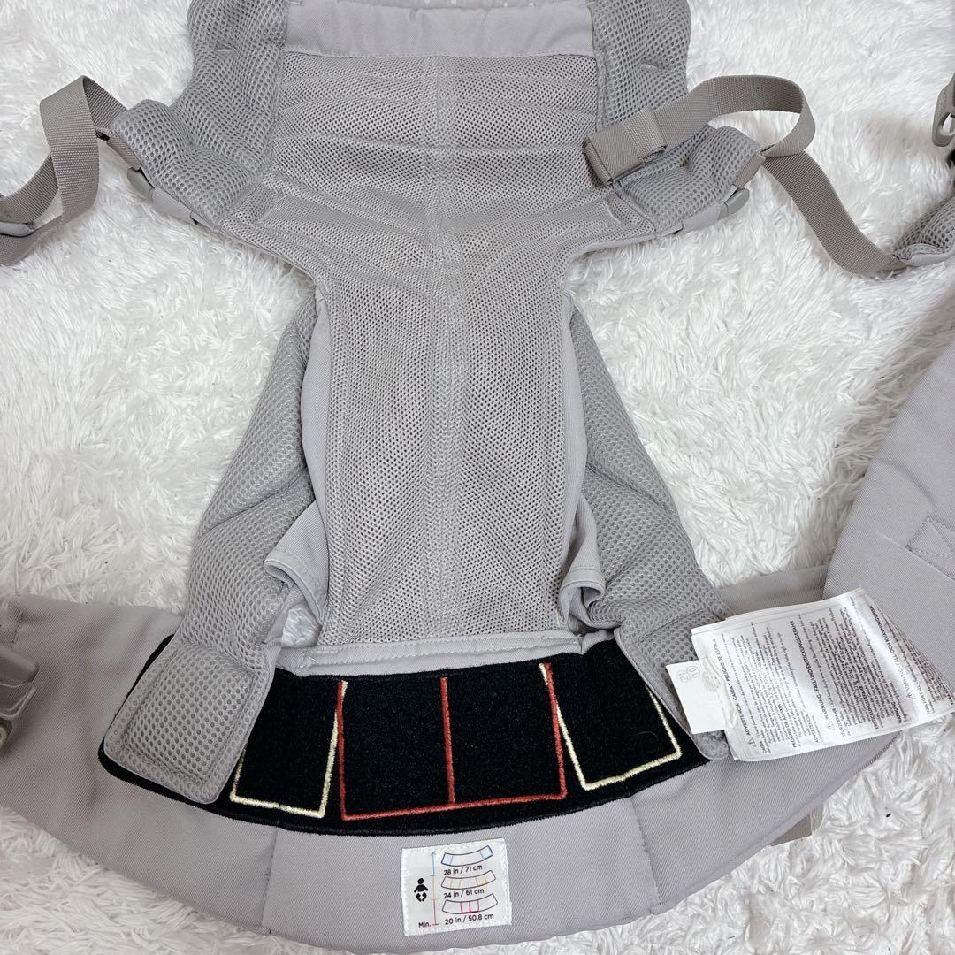 【美品】ergo エルゴ オムニ360 クールエア 限定色 グレーピンクドット