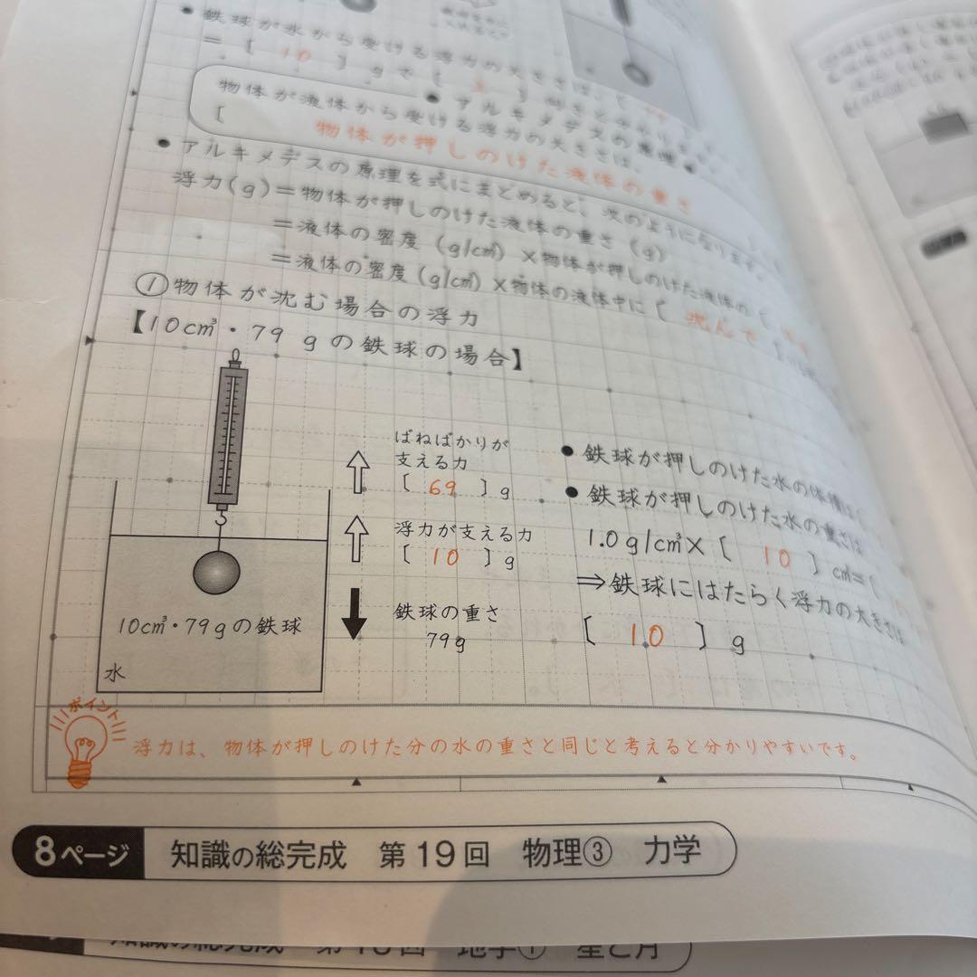 プ*a様 知識の総完成　理科　SAPIX 欠番なし　フルセット