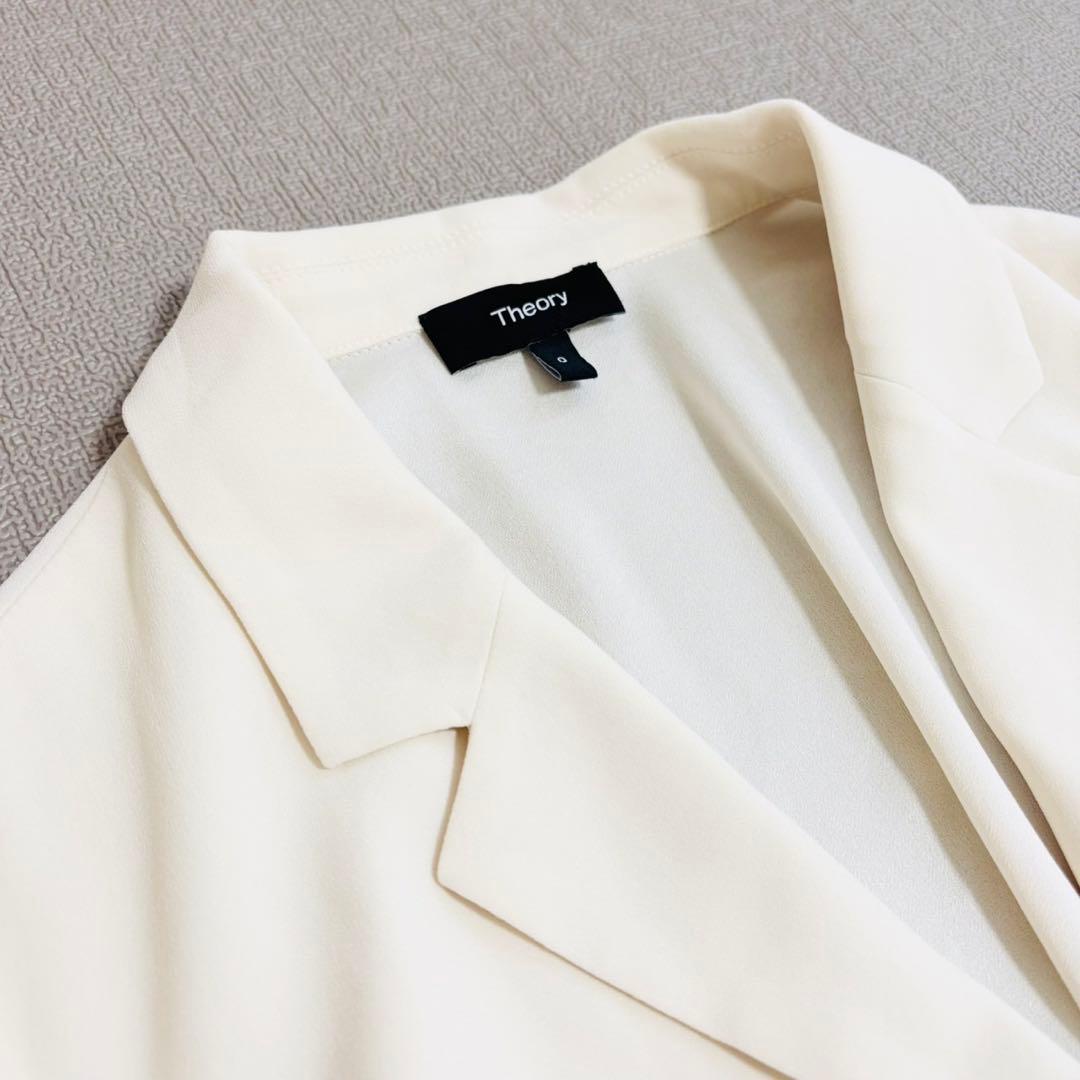 美品✨24SS セオリー ウォッシャブル ボーイフレンドジャケット