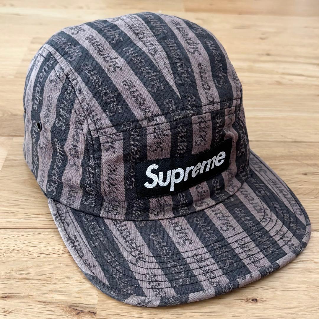 【希少】Supreme Jacquard All Over Camp Cap