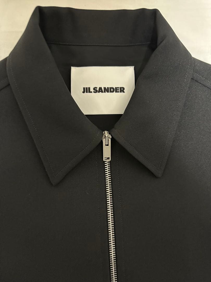 JIL SANDER SHIRT 50ジップシャツジャケット サイズ38