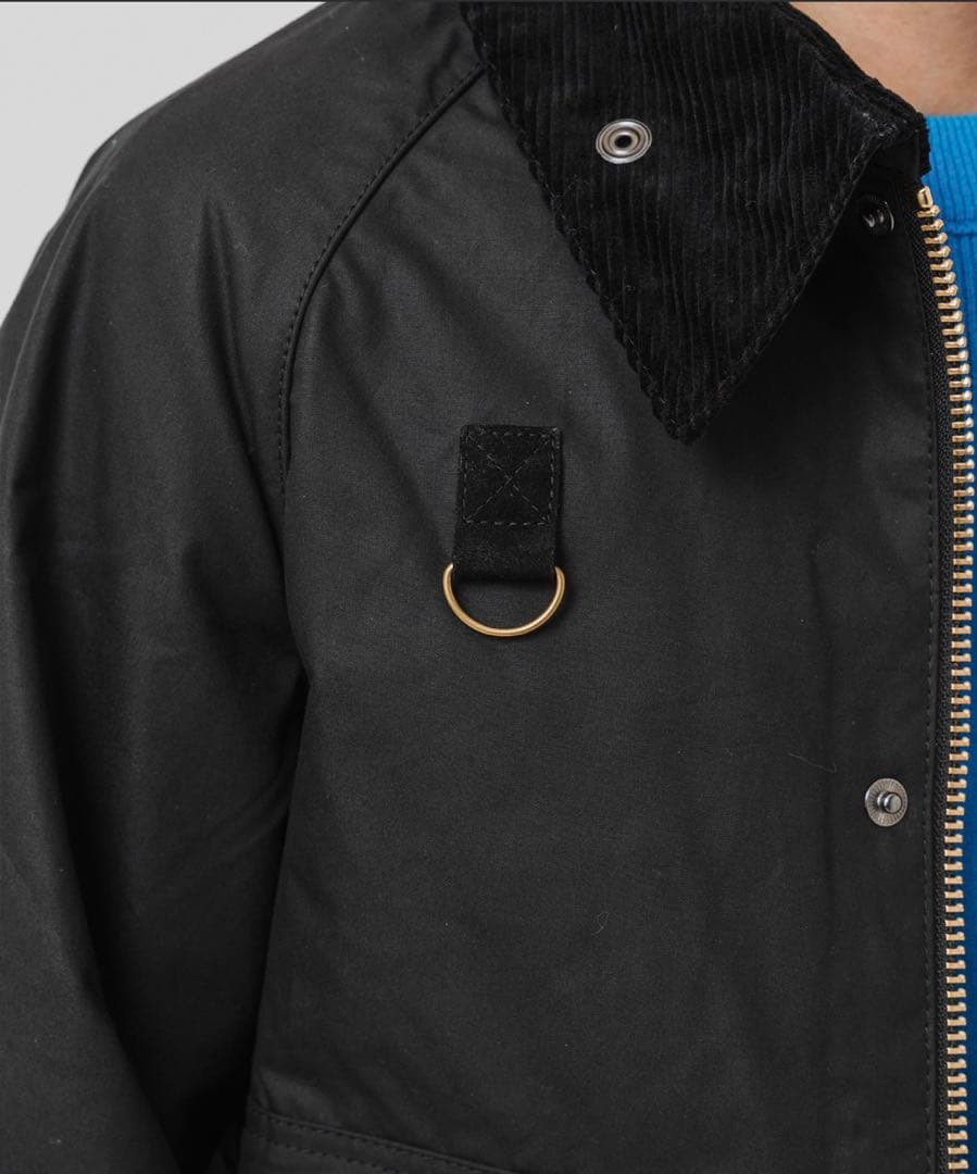 【美品】Barbour スペイ　黒　Sサイズ