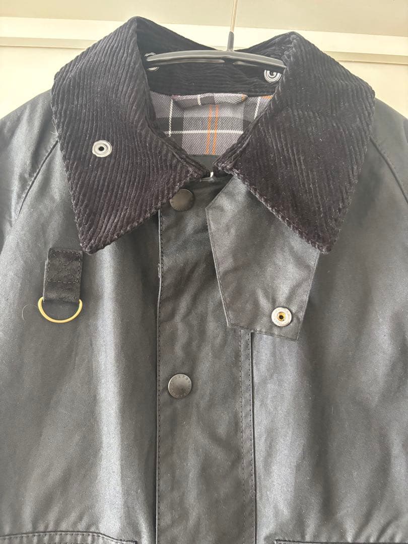 【美品】Barbour スペイ　黒　Sサイズ