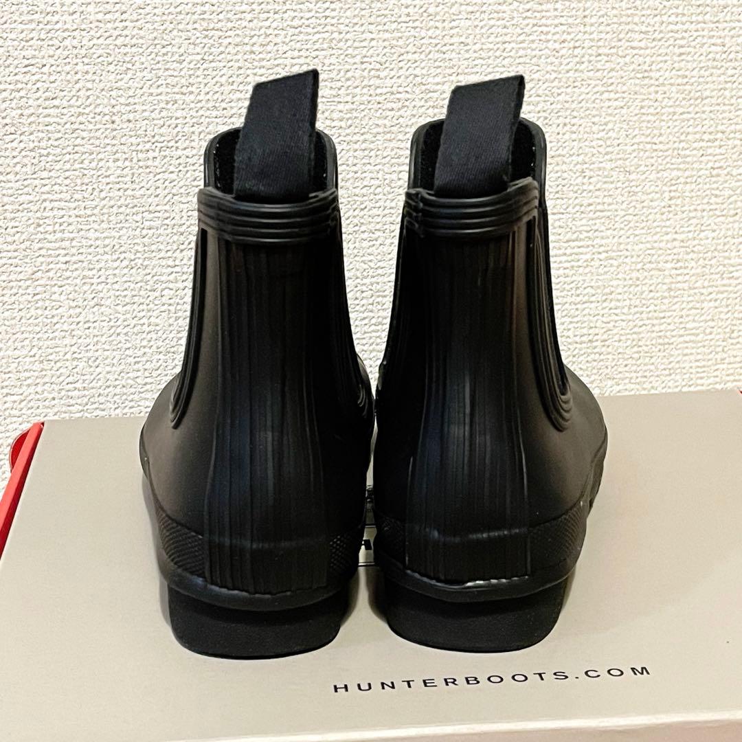 HUNTER レインショートブーツ　ブラック　23 cm