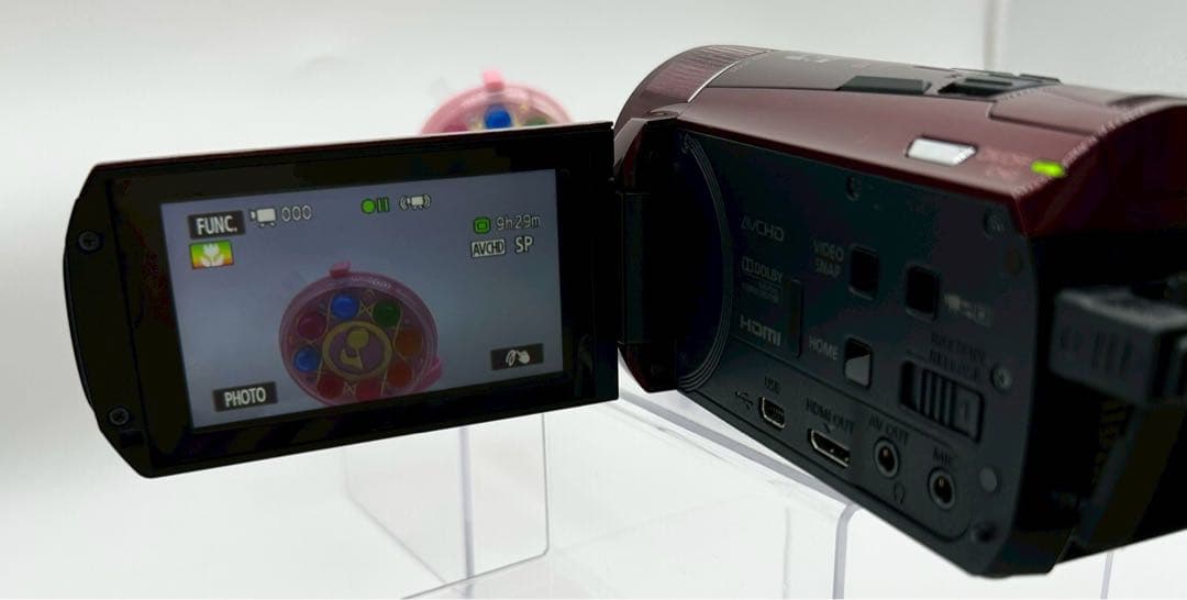 Canon iVIS HF M51 レッド 動作確認済 本体のみ