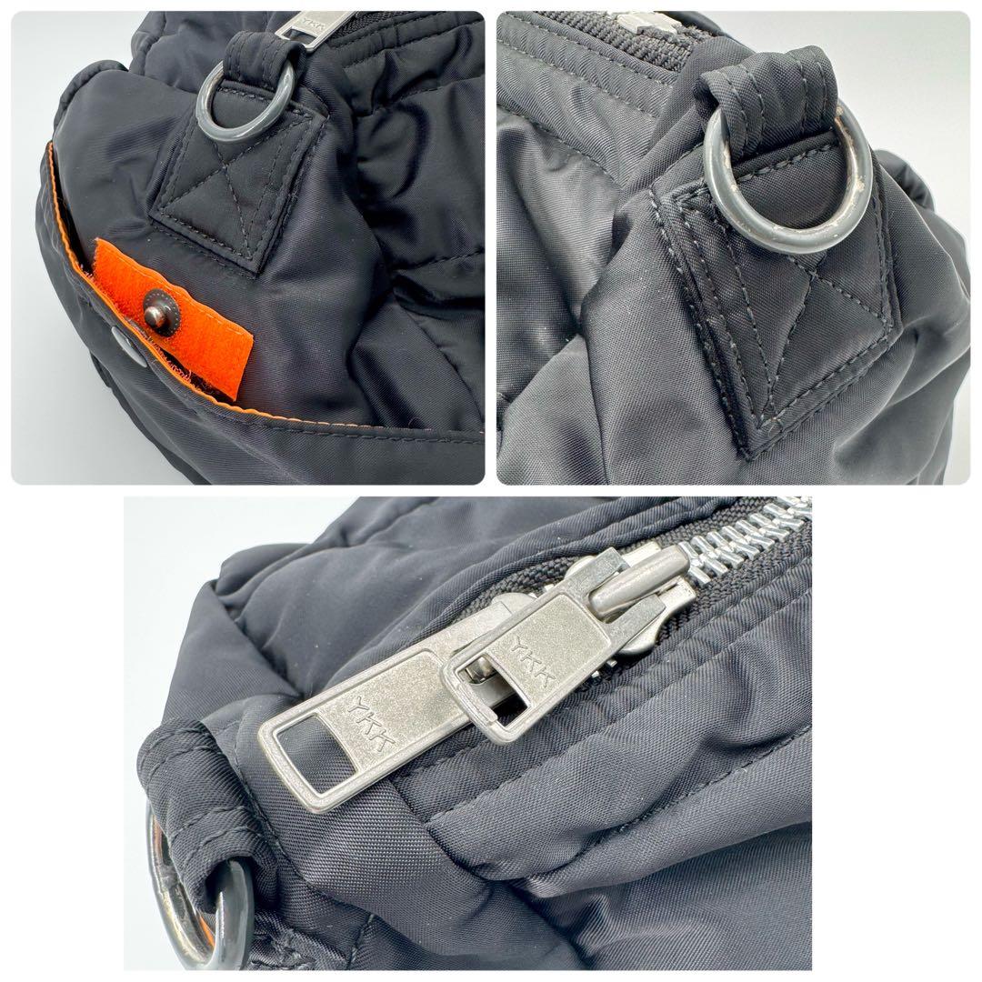 【極美品】PORTER タンカー TANKER 2way ボストンバッグ　黒