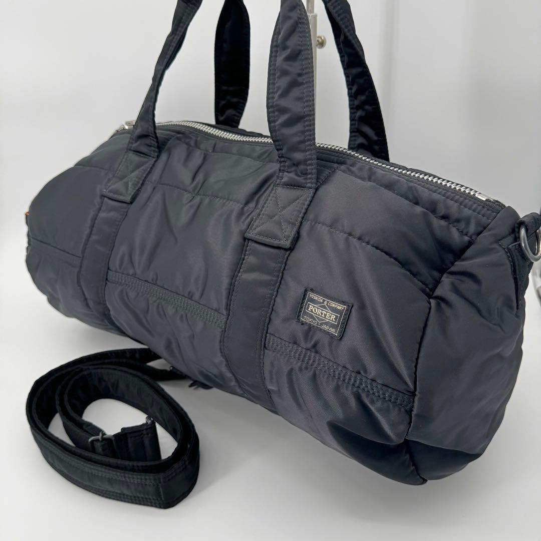 【極美品】PORTER タンカー TANKER 2way ボストンバッグ　黒