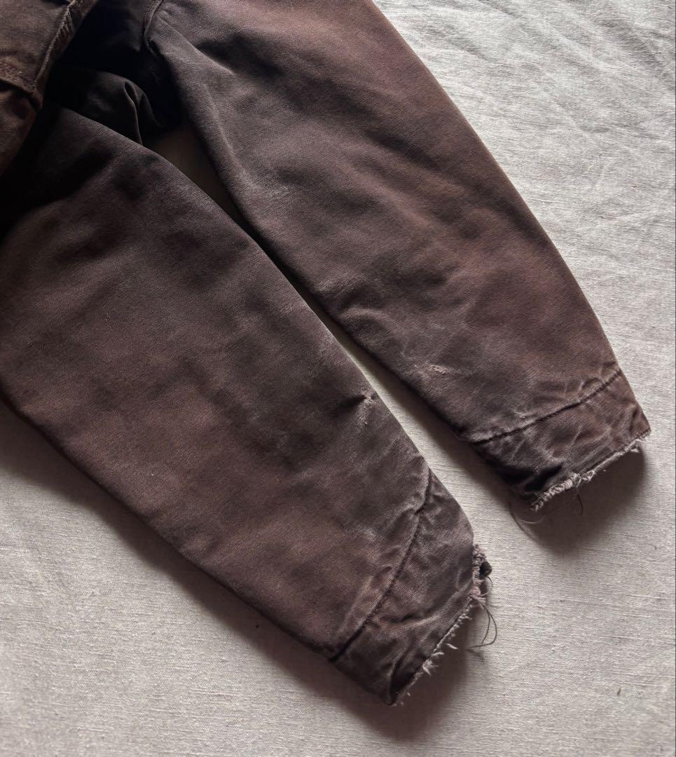 【鬼フェード】 Carhartt デトロイトジャケット DKB ダークブラウンM