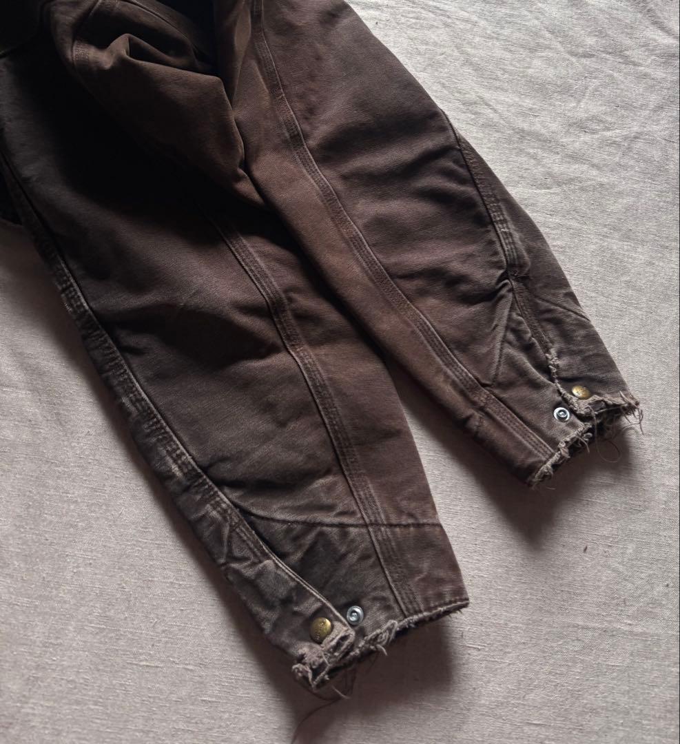 【鬼フェード】 Carhartt デトロイトジャケット DKB ダークブラウンM