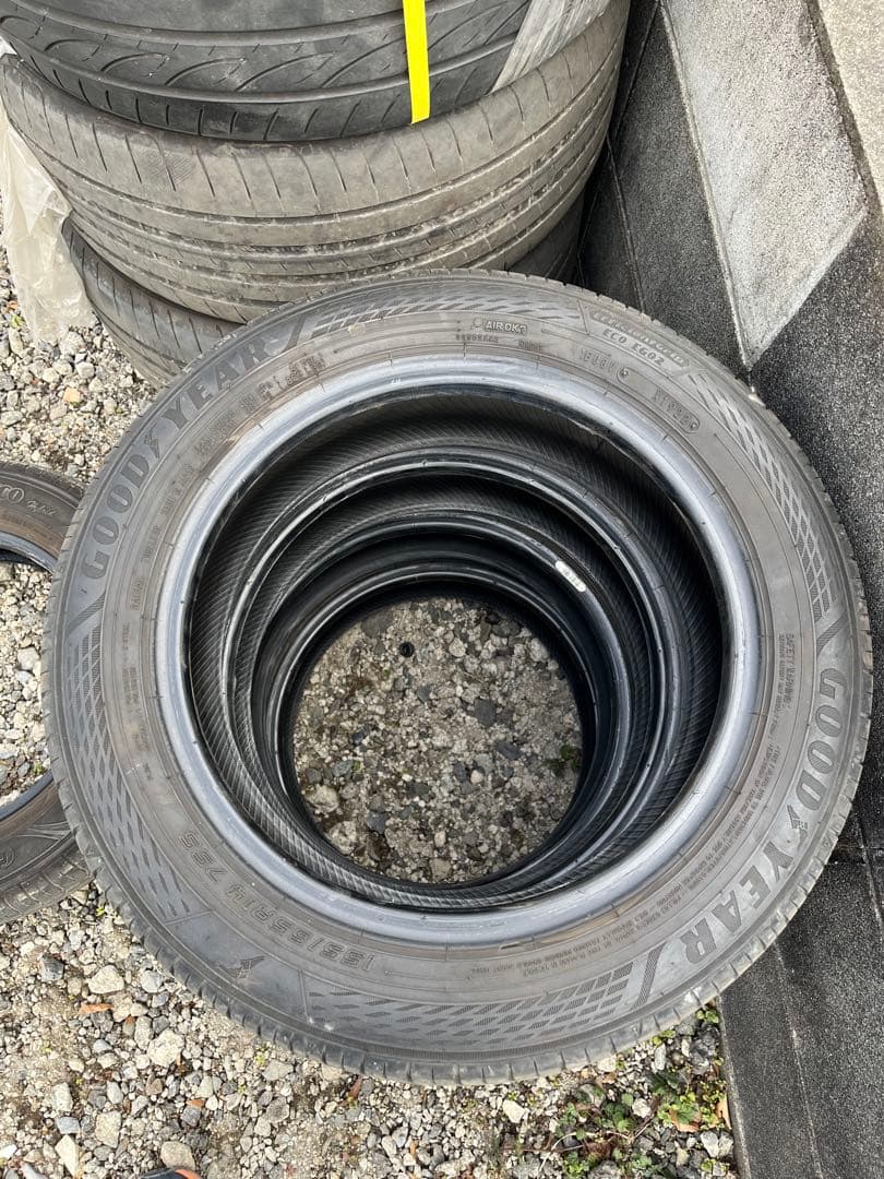 155/65R14グッドイヤーEG02◆ 4本セット 2022年製　送料込み