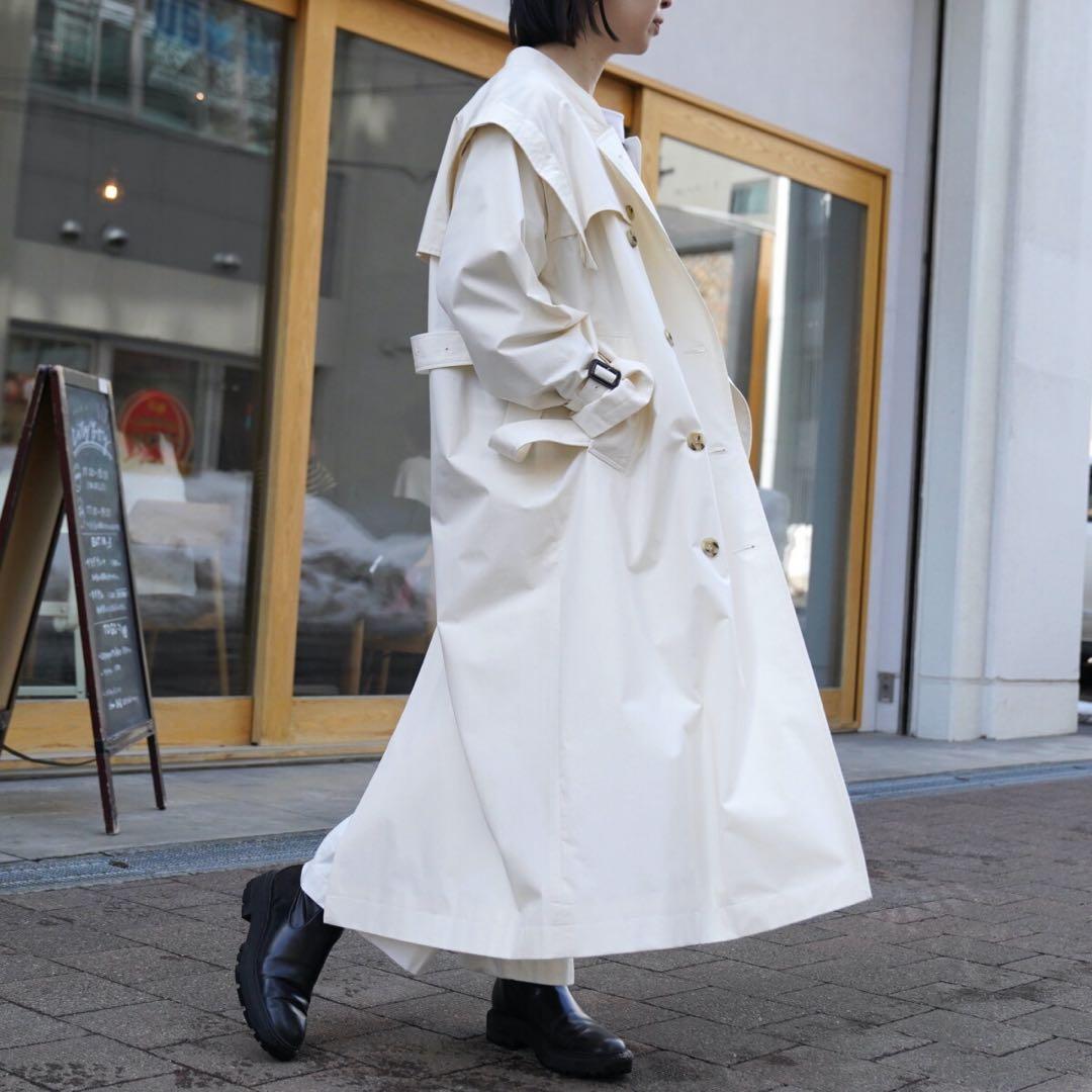 クラネ　2WAY SQUARE SLEEVE TRENCH COAT