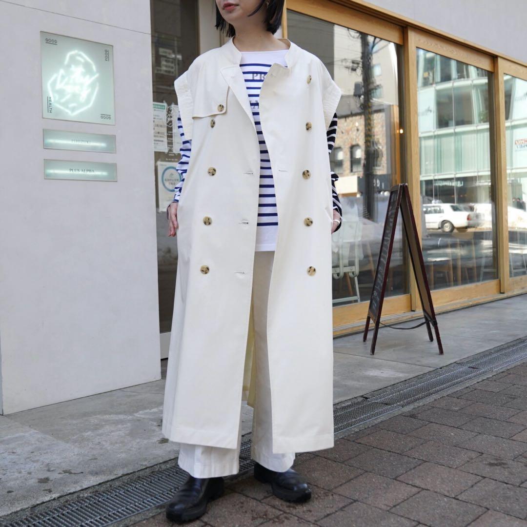 クラネ　2WAY SQUARE SLEEVE TRENCH COAT