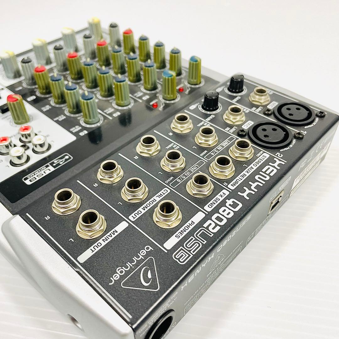 Behringer XENYX Q802USB アナログミキサー 送料込