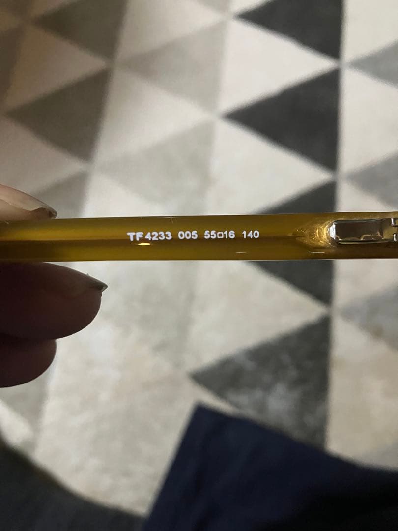 トムフォード　TOMFORD 伊達メガネ。美品です。
