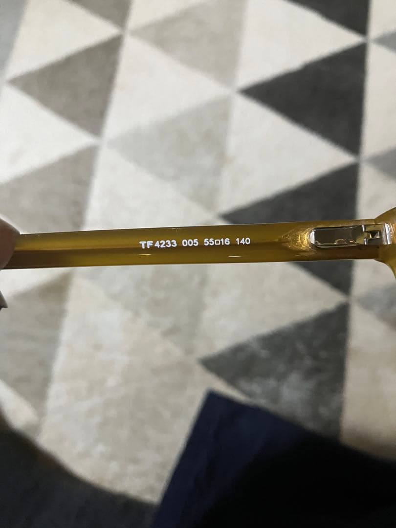 トムフォード　TOMFORD 伊達メガネ。美品です。