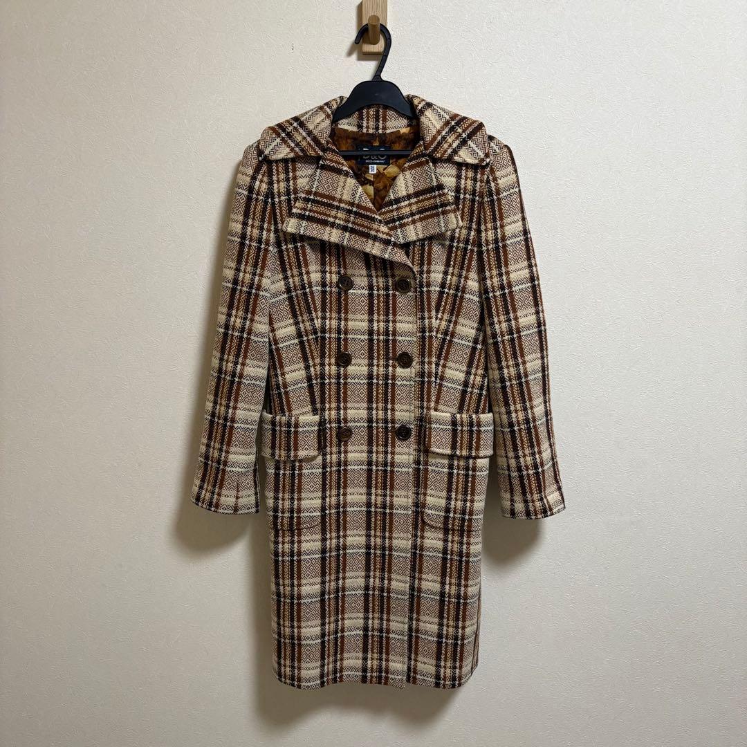 D&G ドルチェ＆ガッバーナ ウール ロングコート 40