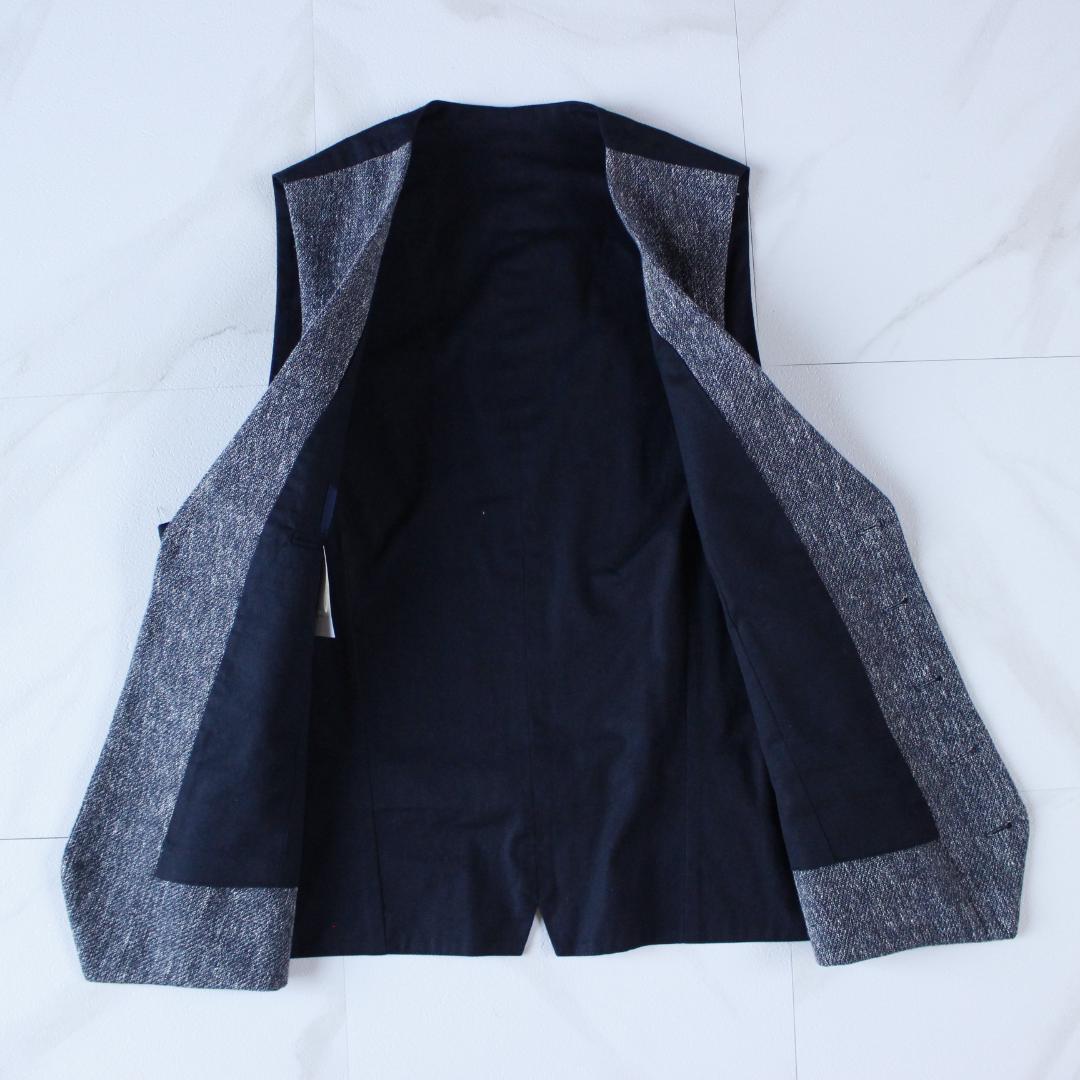 【現行品】LARDINI ベスト コットン リネン 48