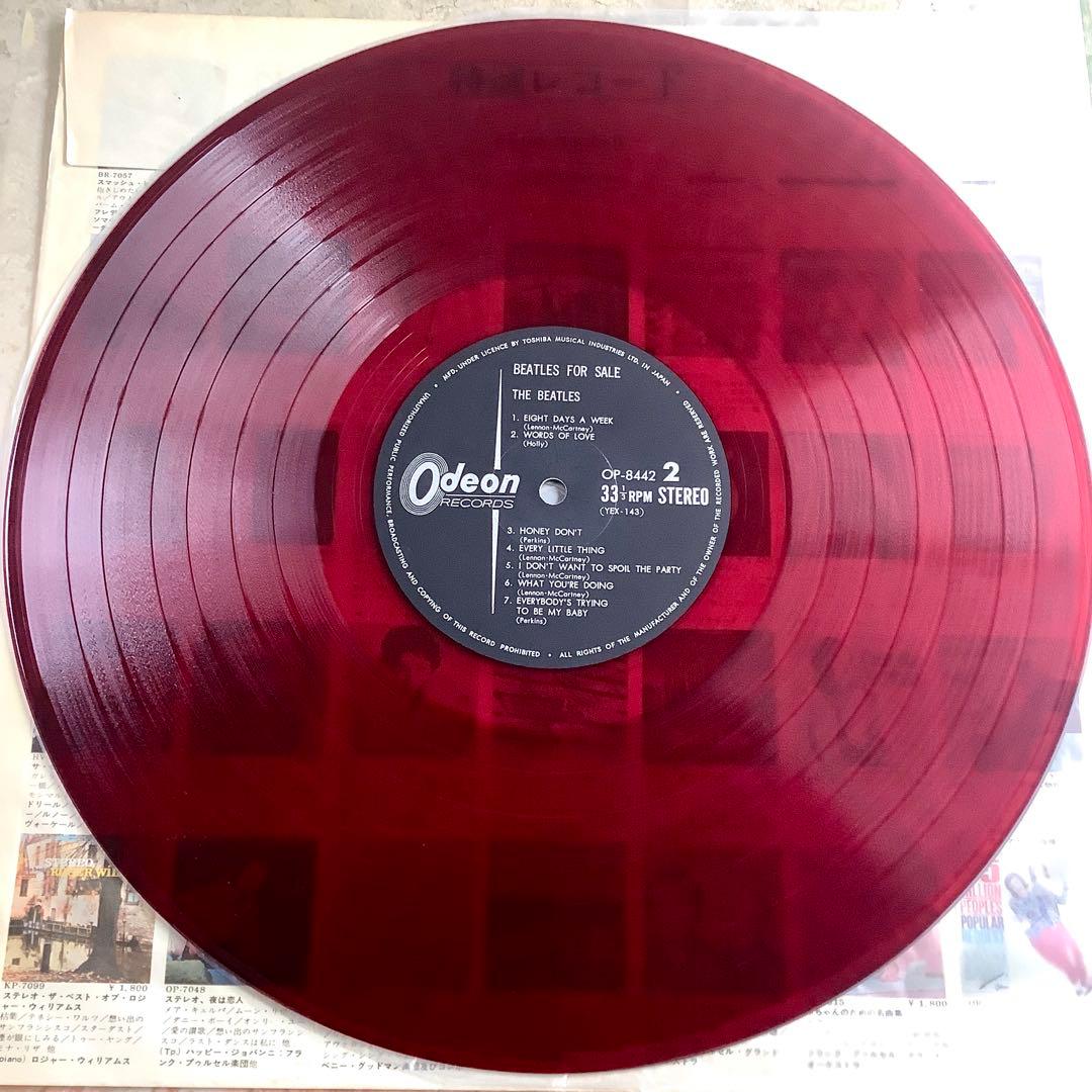レア!良品! レコード極美! ビートルズ’65 1965年初版盤 オデオン赤盤