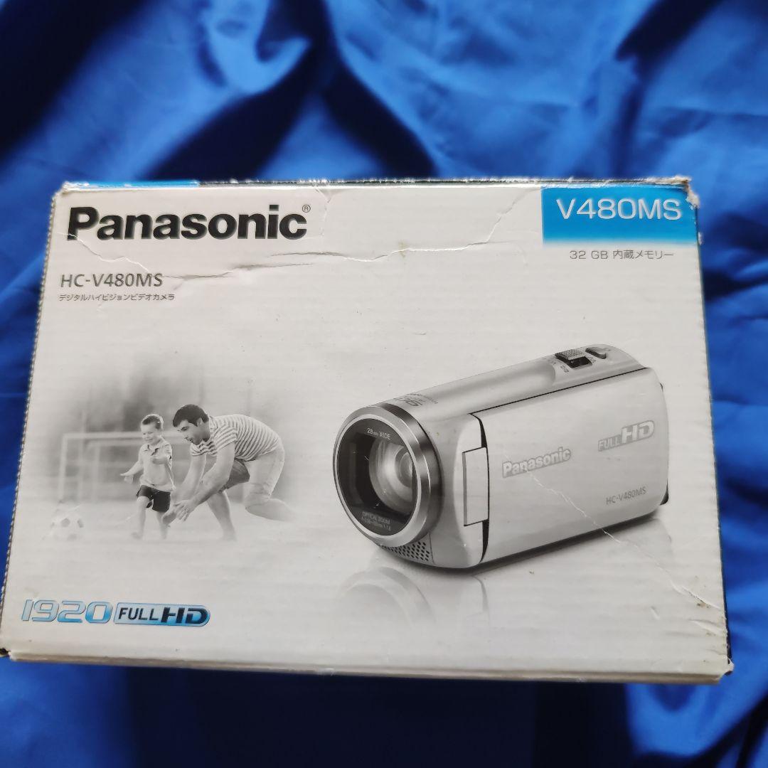 動作品　Panasonic HC-V480MS ビデオカメラ 本　体2018年製