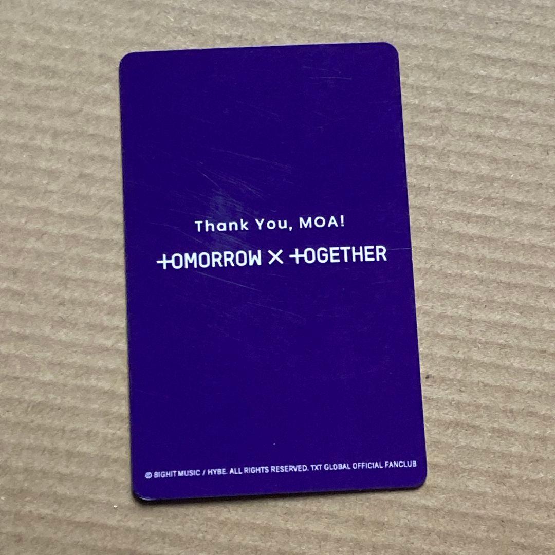 TXT MOA membership アンケ一ト ヨンジュン トレカ