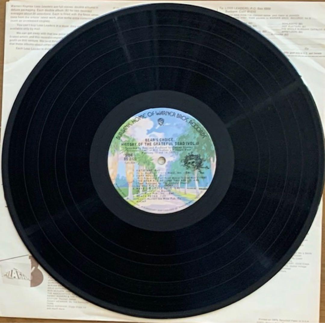 中古LP Grateful Dead History Bear's Choice