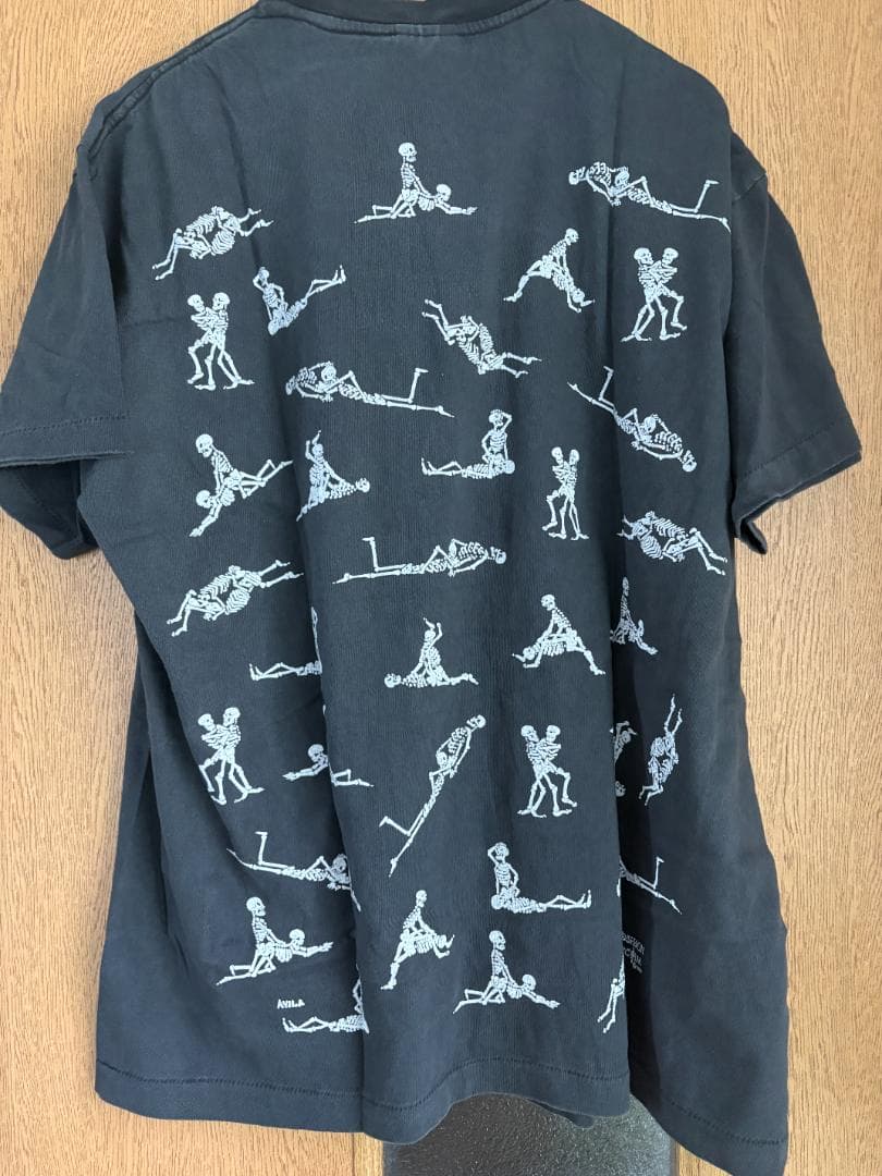 FASHION VICTIM スカル48手 エロ tシャツ Xl 黒　ブラック