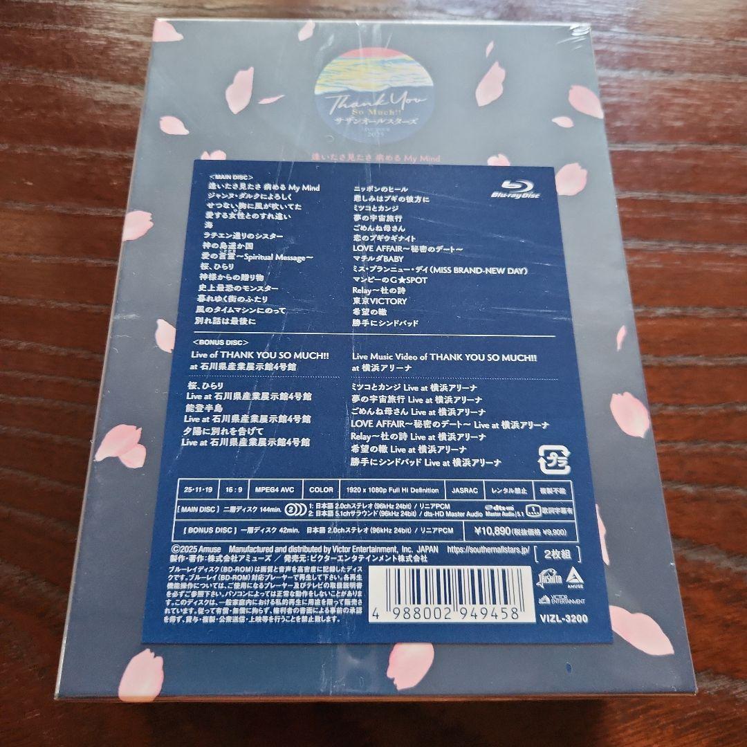 サザンオールスターズ/LIVE TOUR 2025「THANK YOU SO …
