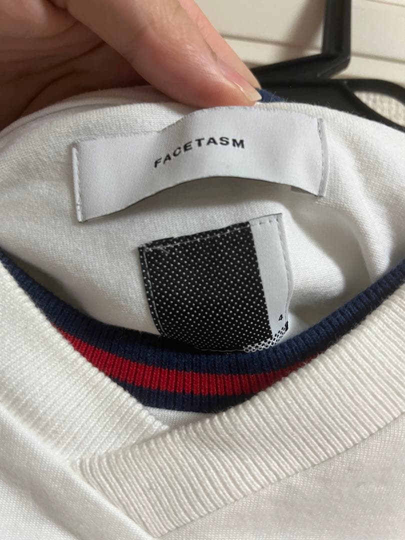 FACETASM フットボール　シャツ kohh 千葉雄喜　 ホワイト