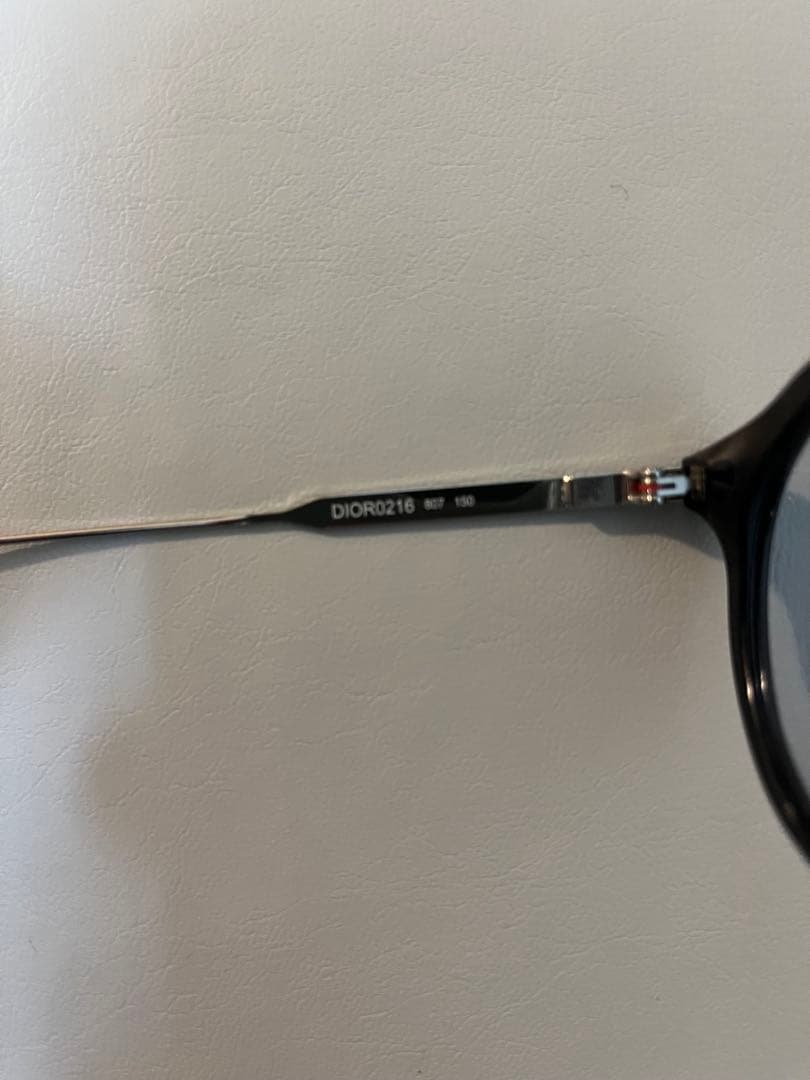 Dior hommeブラックフレーム サングラス　伊達メガネ