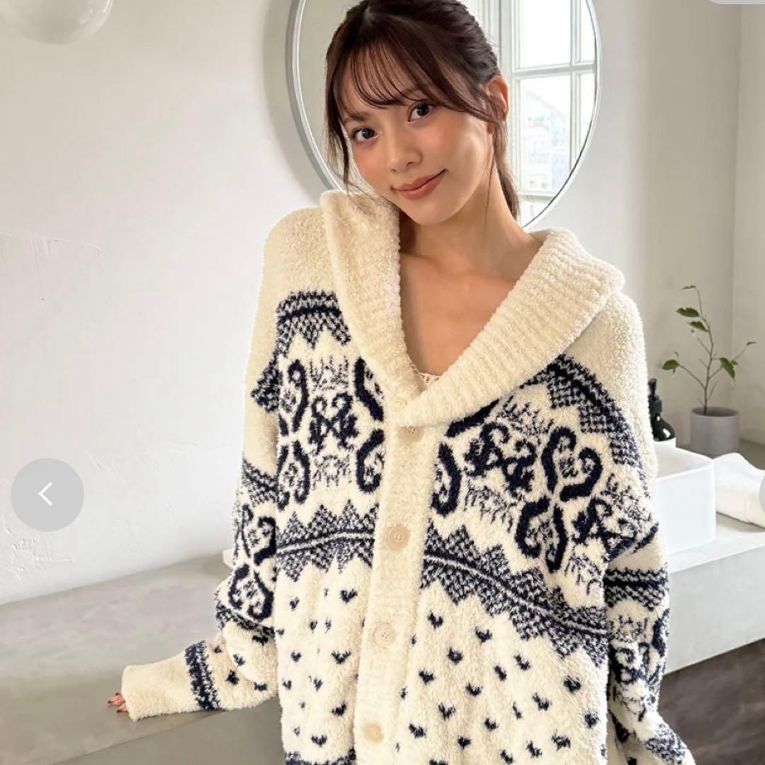 v*l様 【新品】SNIDEL ノルディックショールカーディガン