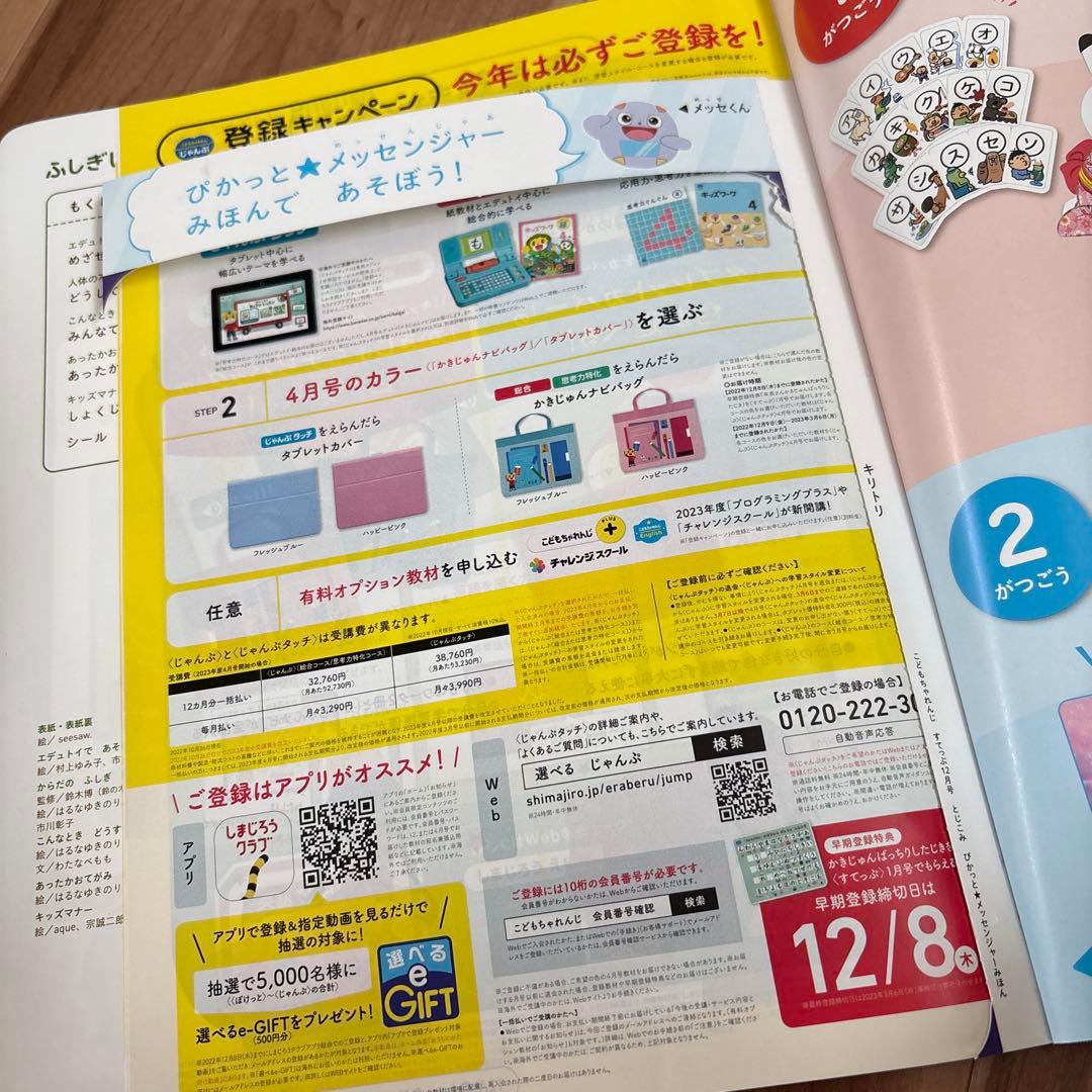 Yukari様　こどもちゃれんじ　すてっぷ　4、5歳　しまじろう　幼稚園児