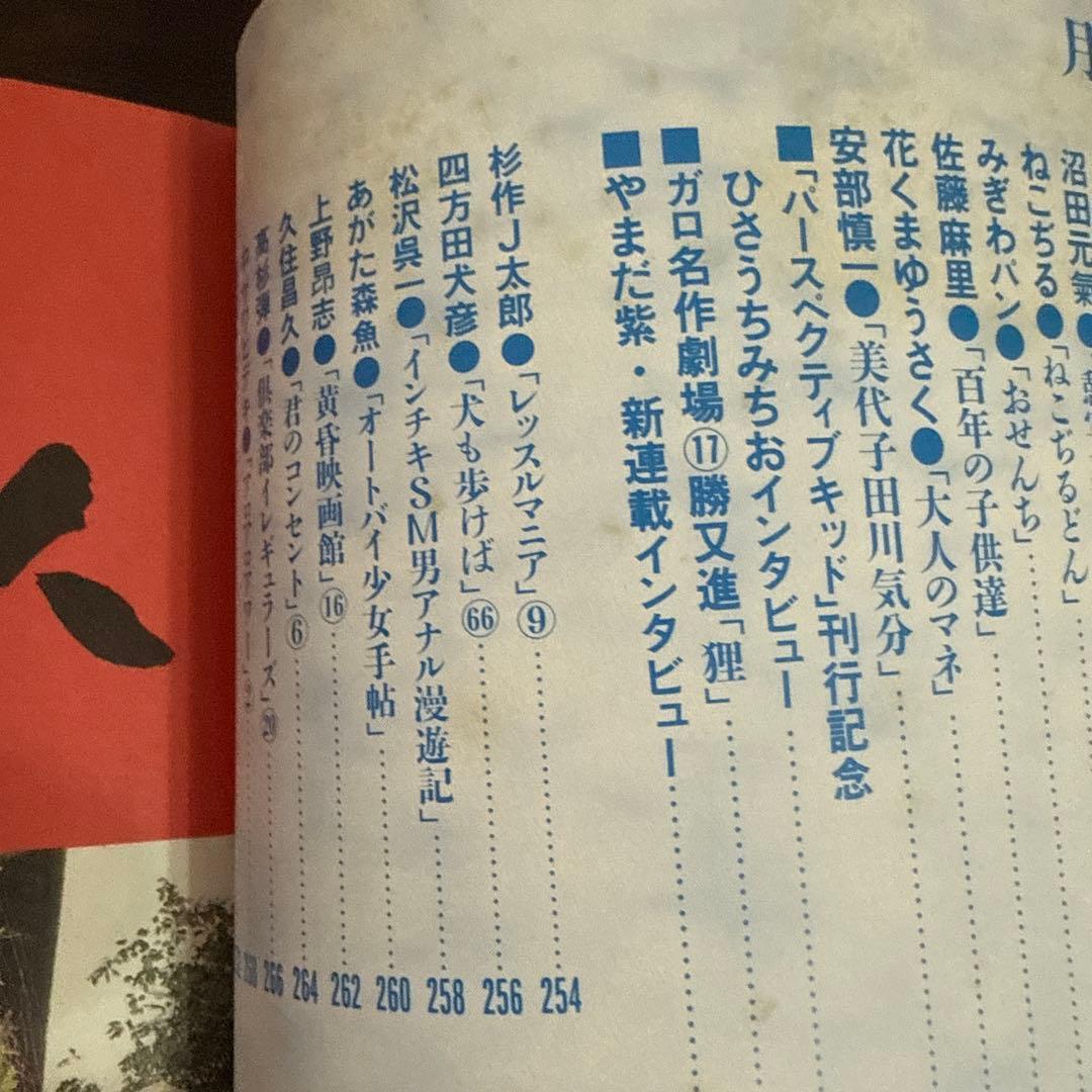 月刊漫画ガロ　8月号　ＮＯ342
