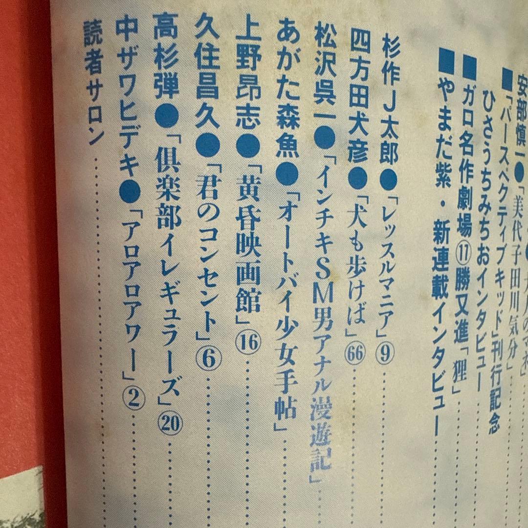 月刊漫画ガロ　8月号　ＮＯ342