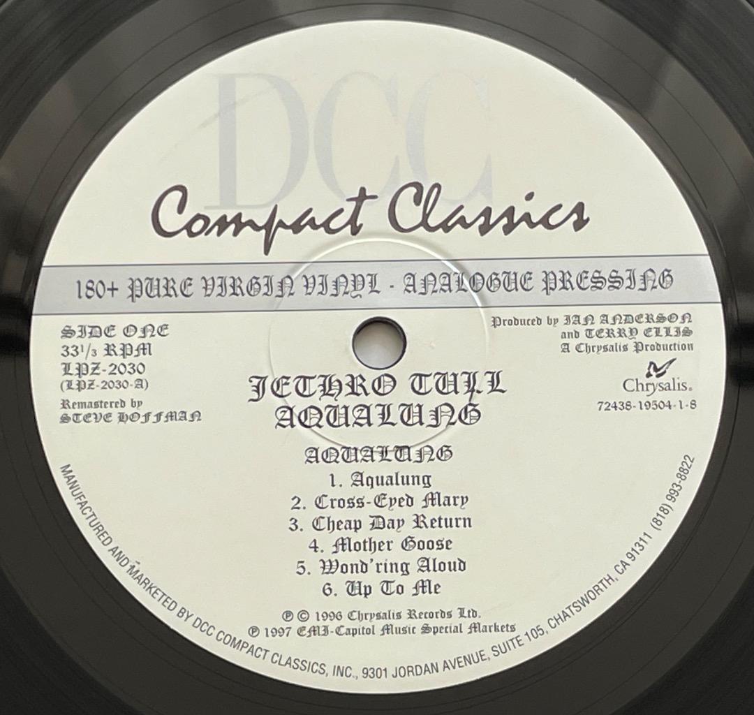 ジェスロ・タル『Aqualung』180g レコード DCC（LPZ-2030）