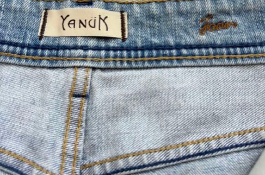YANUK ヤヌーク JOAN ルーズストレートデニム　22