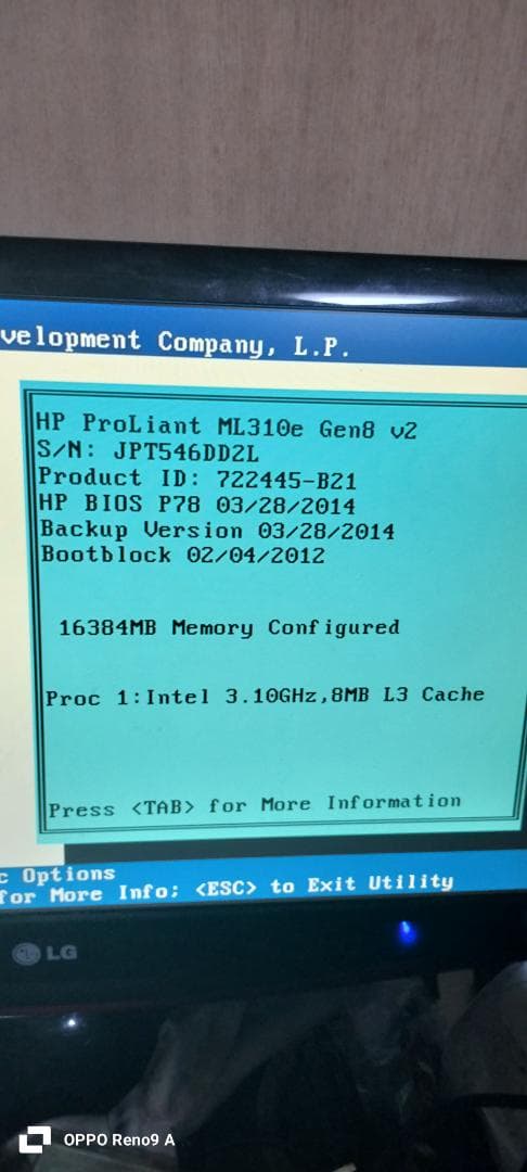 HP Proliant ML310e Gen8 v2 サーバー