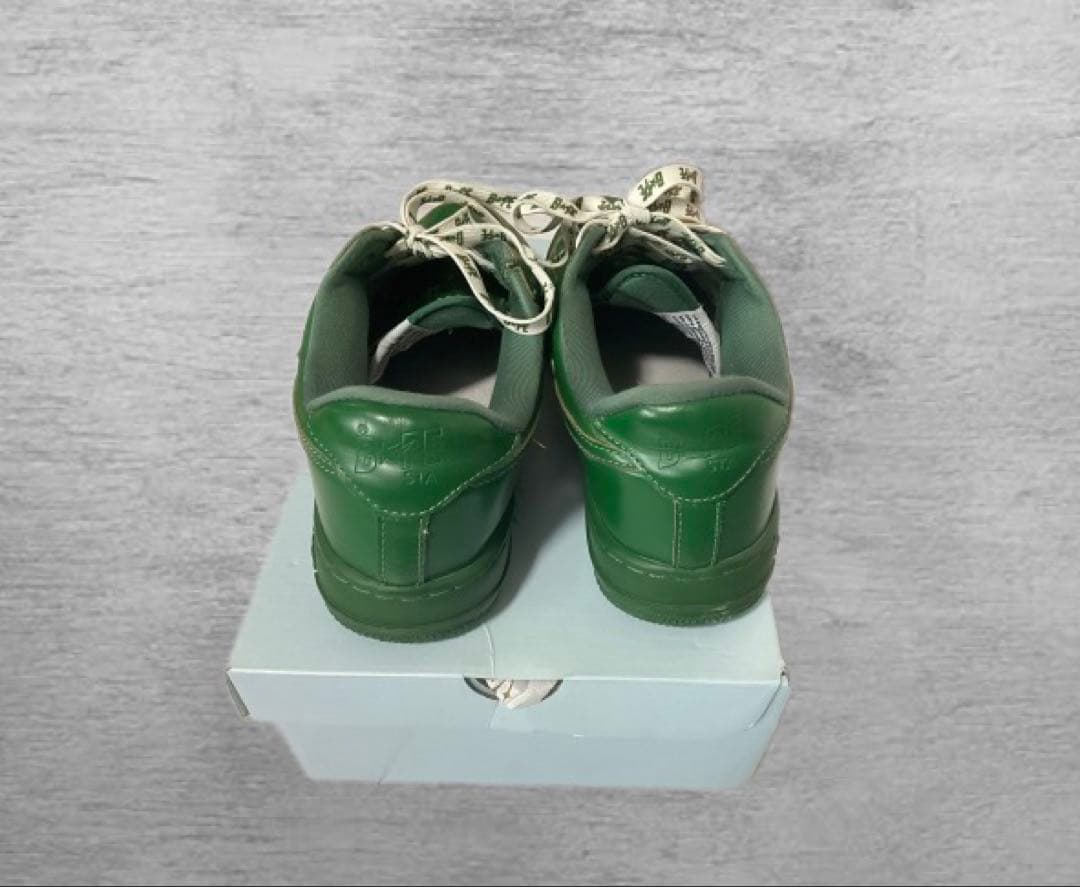 A BATHING APE スニーカー BAPESTA ベイプスタ 緑 靴のみ