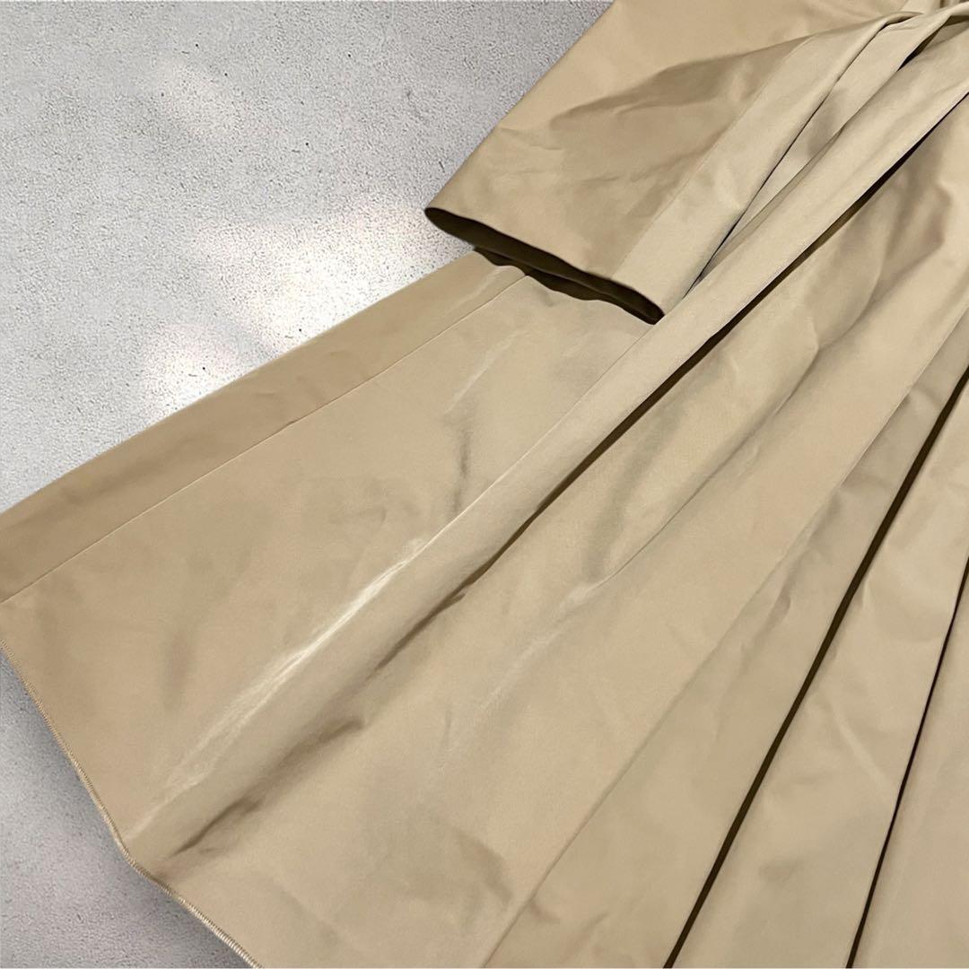 【美品】ランバンオンブルー　トレンチコート　ライナー　Aライン　ベージュ　36