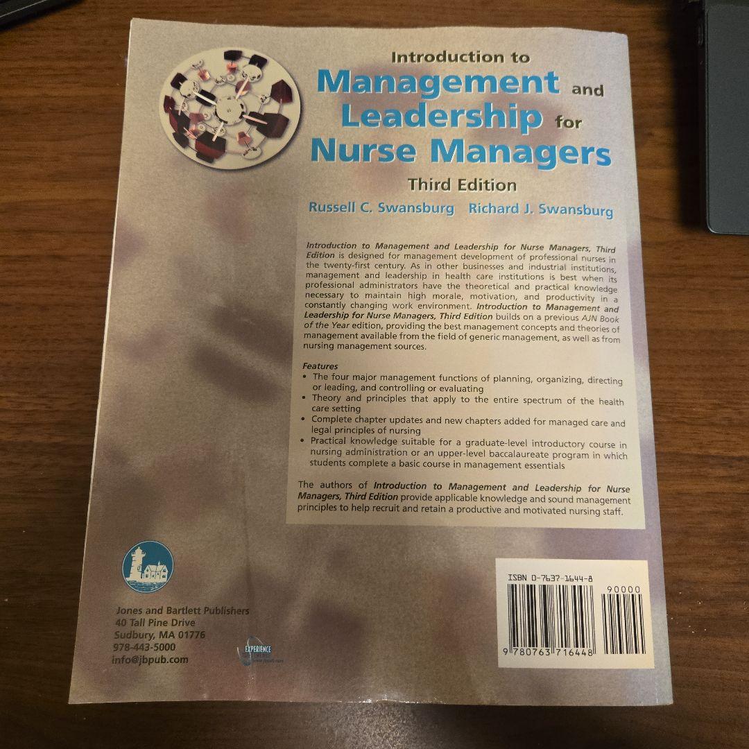 洋書 Introduction to Management andLeadership