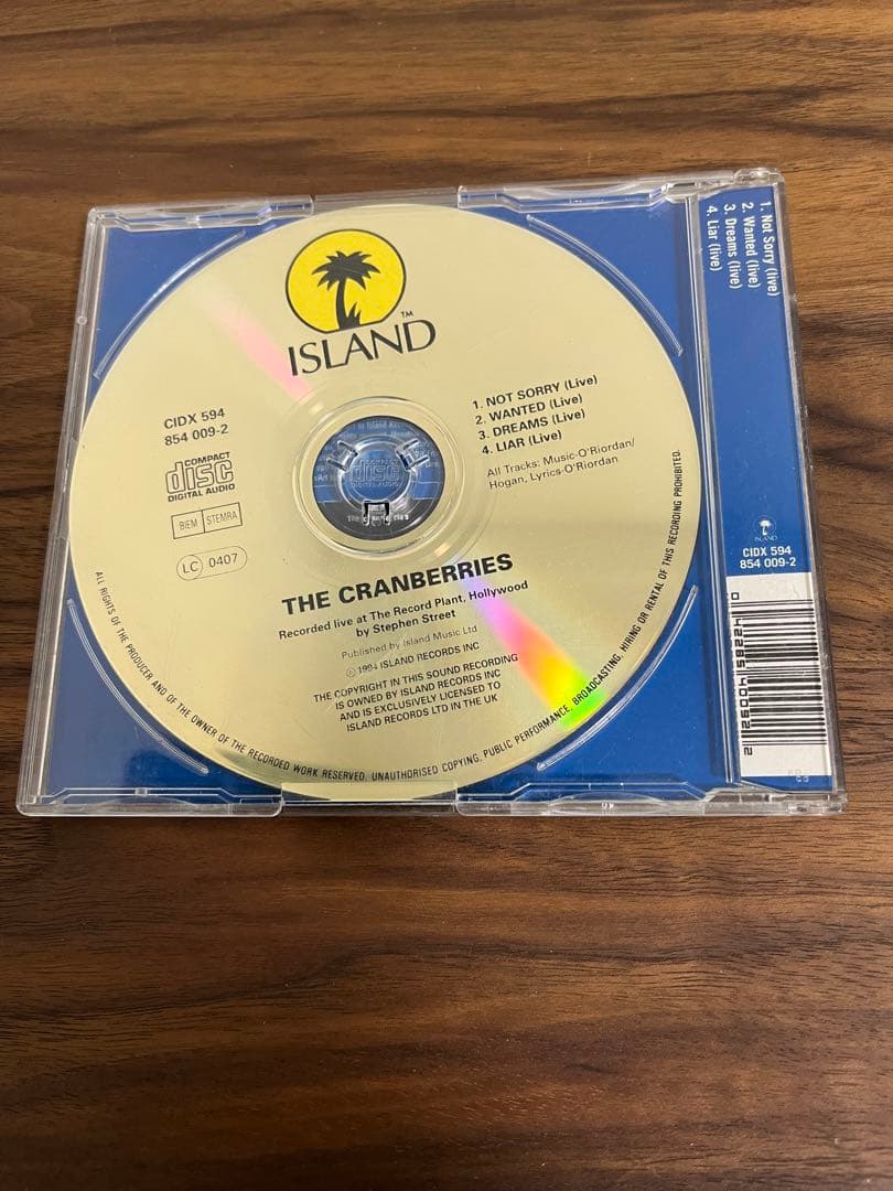 洋楽 the cranberries / dreams cd2