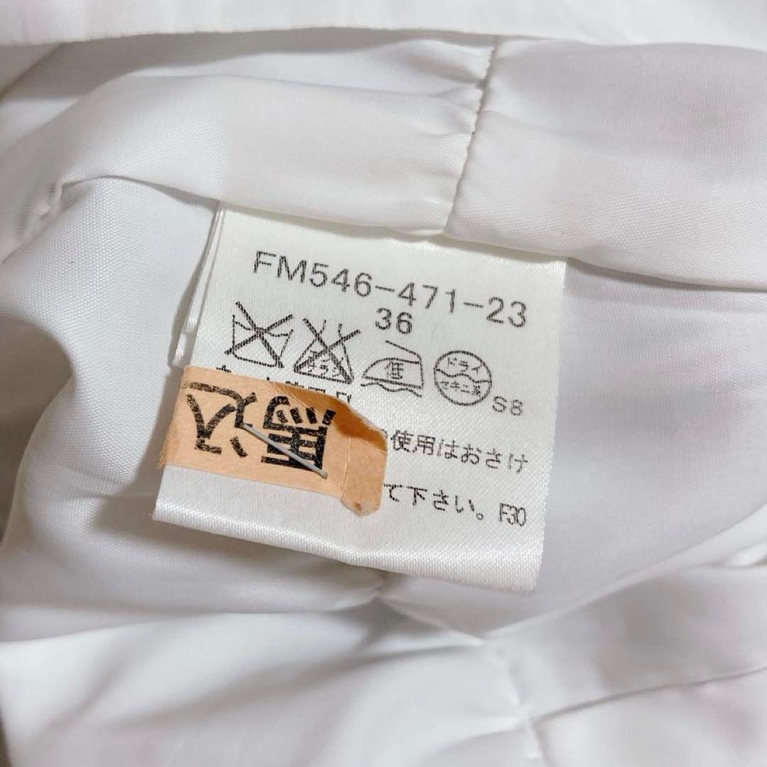 バーバリーブルーレーベル シャツワンピース ストライプ Aライン フリル